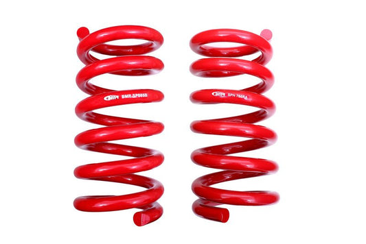 BMR Suspension - BMR 18-20 S550 Mustang GT MagneRide/15-20 GT350 Lowering Spring Set of Rear only - Red - Demon Performance