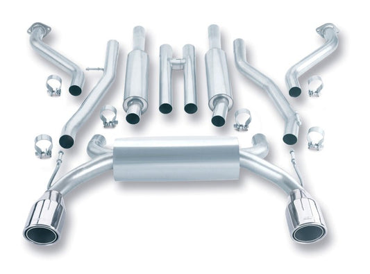 Borla - Borla 03-08 350Z True Dual Cat-Back Exhaust 2BOXES - Demon Performance