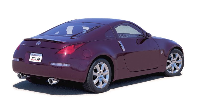Borla - Borla 03-08 350Z True Dual Cat-Back Exhaust 2BOXES - Demon Performance