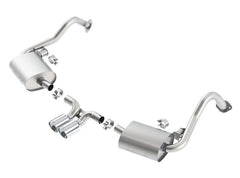 Borla - Borla 14-15 Porsche Cayman/Boxster (981) RWD 2Dr Dual Center Rear Exit Catback 4in Tip Exhaust Sys - Demon Performance