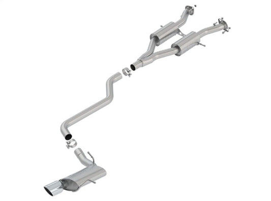 Borla - Borla 14-18 Jeep Grand Cherokee 3.6L A/T 4DR S-Type 2.5in Catback Exhaust w/Polished Tip - Demon Performance