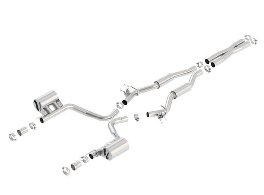 Borla - Borla 15-16 Dodge Challenger SRT 392 S-Type Catback Exhaust Single Split Rear Exit (No Tip) - Demon Performance