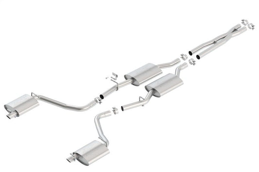 Borla - Borla 15-16 Dodge Charger 3.6L V6 ATAK Cat Back Exhaust (Uses Factory Valence) - Demon Performance