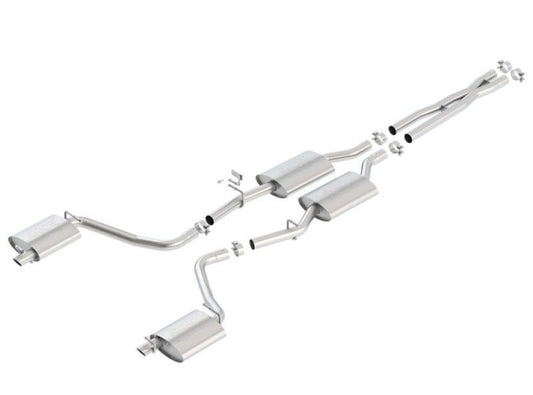 Borla - Borla 15-16 Dodge Charger 3.6L V6 ATAK Cat Back Exhaust (Uses Factory Valence) - Demon Performance