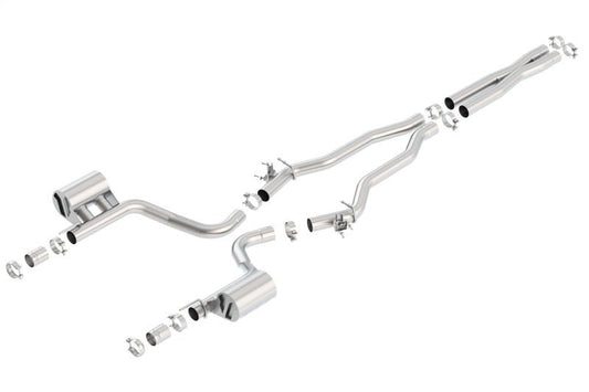 Borla - Borla 15-16 Dodge Charger Hellcat 6.2L V8 ATAK Catback Exhaust w/ Valves No Tips Factory Valance - Demon Performance