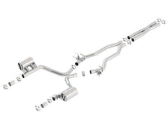 Borla - Borla 15-16 Dodge Charger SRT 392 6.4L No Tip Single Split Rear Exit ATAK w/ Valves Exhaust - Demon Performance