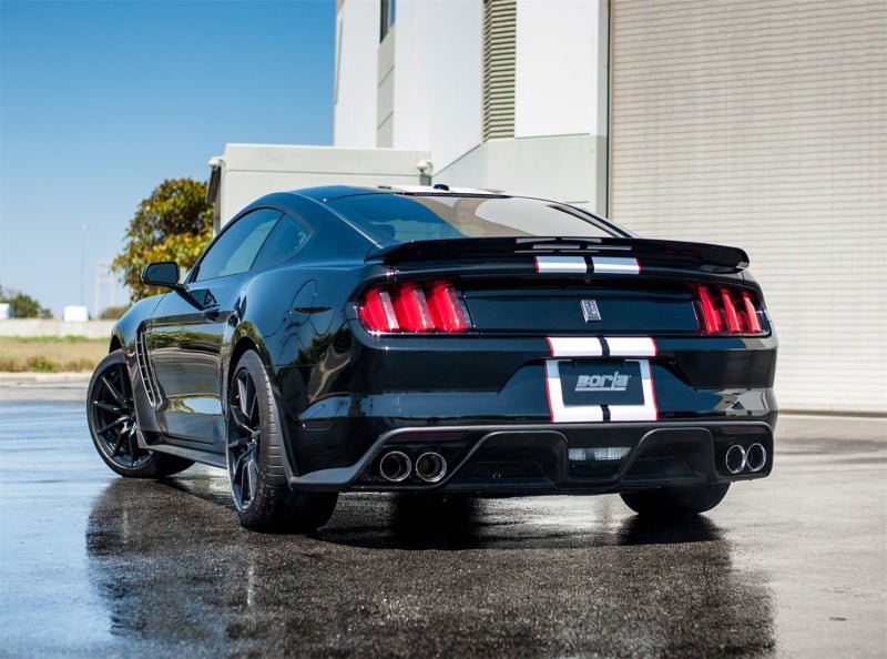 Borla - Borla 15-16 Ford Mustang Shelby GT350 5.2L ATAK Cat Back Exhaust (Uses Factory Valence) - Demon Performance