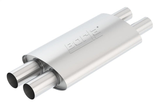 Borla - Borla 15-17 Ford Mustang GT 5.0L Touring Muffler (Does Not Fit OEM Exhaust) - Demon Performance