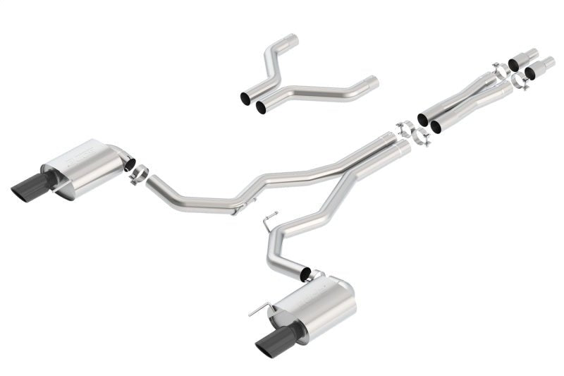 Borla - Borla 15-17 Ford Mustang GT 5.0L V8 S-Type Catback Exhaust - Demon Performance