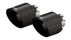 Borla - Borla 15-24 Dodge Charger V8 / 2023 Chrysler 300C T-304 SS Tips 5in Outlet - Carbon / Black Anodized - Demon Performance