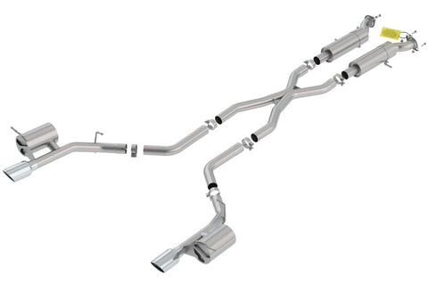 Borla - Borla 18-20 Dodge Durango SRT 6.2L V8 2.75in S-Type SS Catback Exhaust - Demon Performance