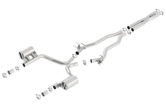 Borla - Borla 2015-2022 Charger SRT 392 / Scat Pack 6.4L Atak Catback Exhaust Single Split Rear Exit - Demon Performance