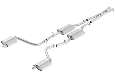 Borla - Borla 2015 Dodge Challenger 3.6L V6 S-TYPE Catback Exhaust No Tips Factory Valance - Demon Performance