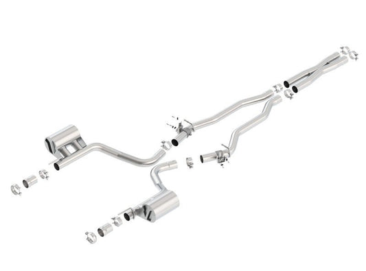 Borla - Borla 2015 Dodge Challenger SRT/392 Hemi 6.4L V8 ATAK Catback Exhaust w/ Valves Factory Bezel - Demon Performance