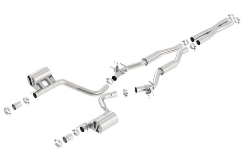 Borla - Borla 2015 Dodge Challenger SRT/392 Hemi 6.4L V8 S-TYPE Catback Exhaust w/ Valves Factory Bezel - Demon Performance