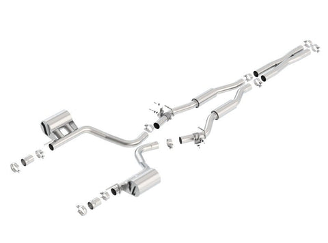 Borla - Borla 2015 Dodge Challenger SRT/392 Hemi 6.4L V8 S-TYPE Catback Exhaust w/ Valves Factory Bezel - Demon Performance
