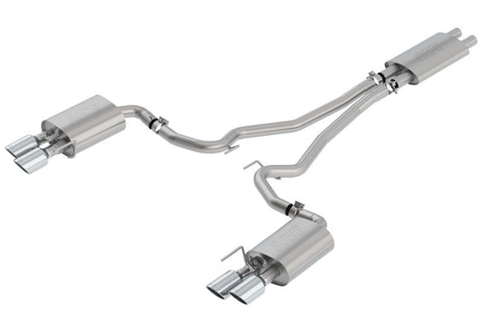 Borla - Borla 2018-2022 Ford Mustang GT Cat-Back Exhaust System Touring- Rolled Polished Tips - Demon Performance