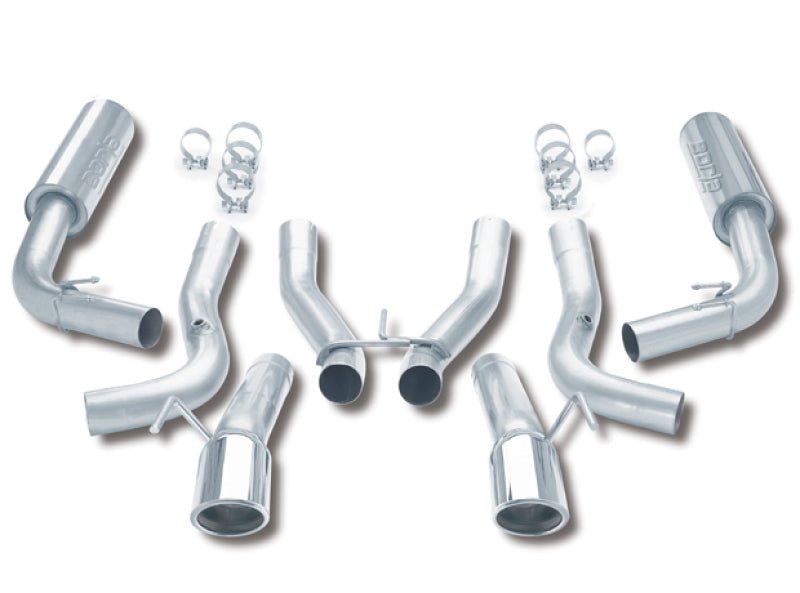 Borla - Borla 96-02 Viper GTS/R/T-10 Coupe/Convertible 2dr w/ 2.5in Inlets SS Catback Exhaust System - Demon Performance