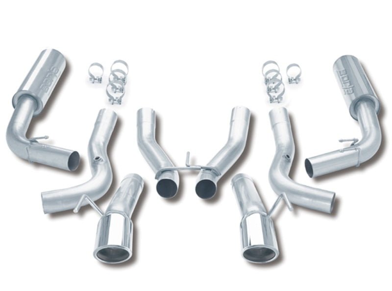Borla - Borla 96-02 Viper GTS/R/T-10 Coupe/Convertible 2dr w/ 2.5in Inlets SS Catback Exhaust System - Demon Performance