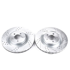 Power Stop 05-10 Chrysler 300 Front Evolution Drilled & Slotted Rotors - Pair