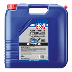 LIQUI MOLY 20L Fully Synthetic Hypoid Gear Oil (GL4/5) 75W90