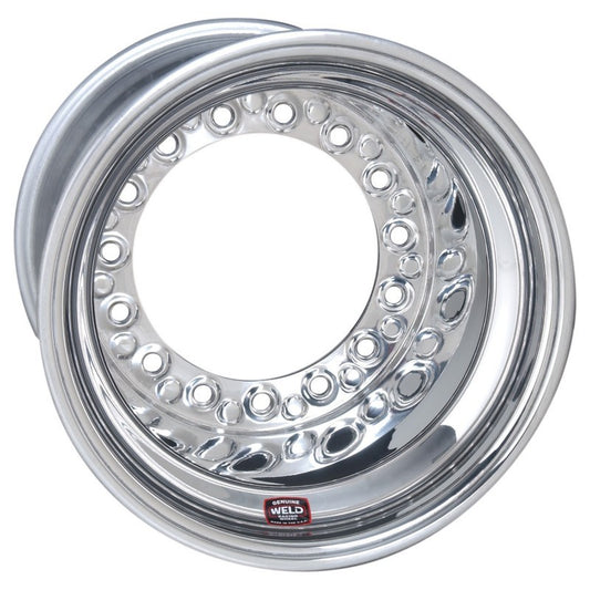 Weld Wide 5 XL Direct Mount 15x10 / 5x10.25 BP / 4in. BS Polished Assembly - Mod Outer Beadlock