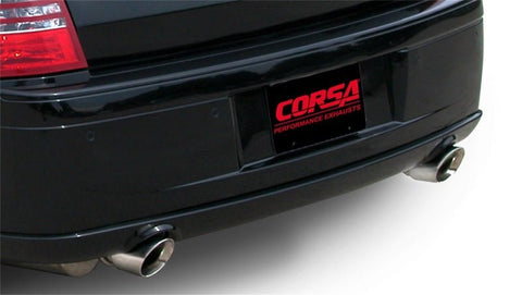 CORSA Performance - Corsa 05-10 Dodge Charger No Towing Hitch SRT-8 6.1L V8 Polished Xtreme Cat-Back Exhaust - Demon Performance