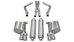 CORSA Performance - Corsa 11-13 Dodge Charger R/T 5.7L V8 Polished Sport Cat-Back Exhaust - Demon Performance