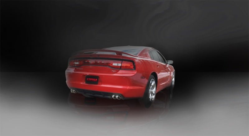 CORSA Performance - Corsa 11-13 Dodge Charger R/T 5.7L V8 Polished Sport Cat-Back Exhaust - Demon Performance