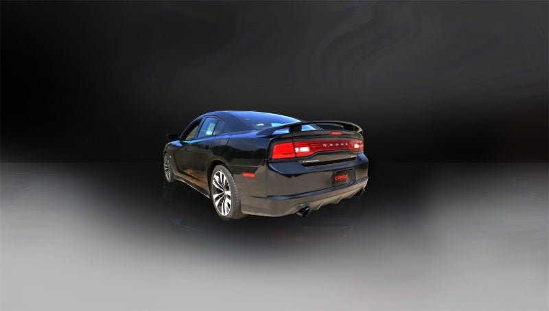 CORSA Performance - Corsa 12-13 Dodge Charger SRT-8 6.4L V8 Black Sport Cat-Back Exhaust - Demon Performance