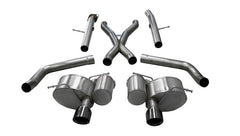 CORSA Performance - Corsa 12-20 Jeep Grand Cherokee SRT 2.75in Dual Rear Xtreme Cat-Back Exhaust - Black PVD Tip Finish - Demon Performance