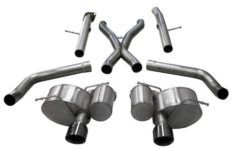 CORSA Performance - Corsa 12-20 Jeep Grand Cherokee SRT 2.75in Dual Rear Xtreme Cat-Back Exhaust - Black PVD Tip Finish - Demon Performance
