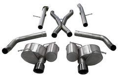 CORSA Performance - Corsa 12-20 Jeep Grand Cherokee SRT 2.75in Dual Rear Xtreme Cat-Back Exhaust - Black PVD Tip Finish - Demon Performance
