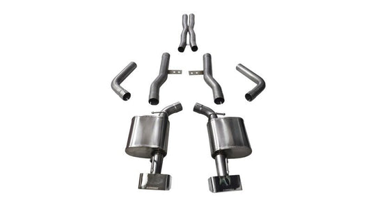 CORSA Performance - Corsa 15-16 Dodge Challenger SRT / Scat Pack / R/T 6.4L Polished Xtreme Cat-Back Exhaust - Demon Performance