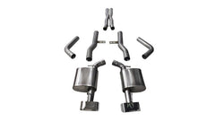 CORSA Performance - Corsa 15-16 Dodge Challenger SRT / Scat Pack / R/T 6.4L Polished Xtreme Cat-Back Exhaust - Demon Performance