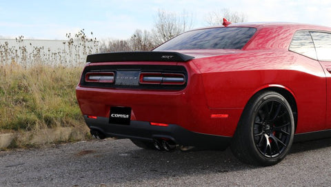 CORSA Performance - Corsa 15-17 Dodge Challenger Hellcat Dual Rear Exit Extreme Exhaust w/ 3.5in Black Tips - Demon Performance