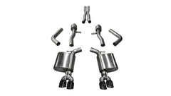 CORSA Performance - Corsa 15-17 Dodge Challenger Hellcat Dual Rear Exit Sport Exhaust w/ 3.5in Black Tips - Demon Performance