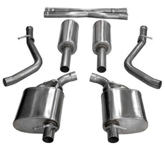 CORSA Performance - Corsa 15-20 Dodge Charger/300 Sedan 3.6L 2.5in Cat-Back Dual Rear Exit (re-uses stock exhaust bezel) - Demon Performance