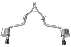 CORSA Performance - Corsa 15-21 Charger SRT/Hellcat/Redeye 2.75in Valved Catback DRE w/ Single 4.5in Blk PVD Tips - Demon Performance