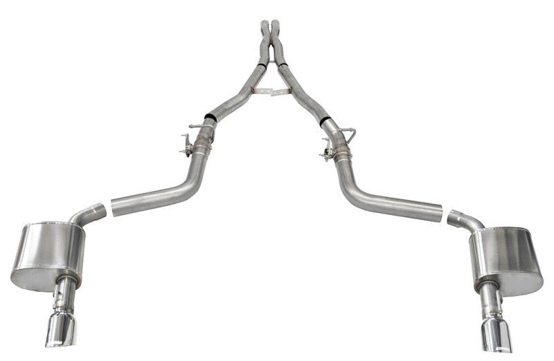 CORSA Performance - Corsa 15-21 Charger SRT/Hellcat/Redeye 2.75in Valved Catback Dual Rear Exit w/ Single 4.5in Pol Tips - Demon Performance