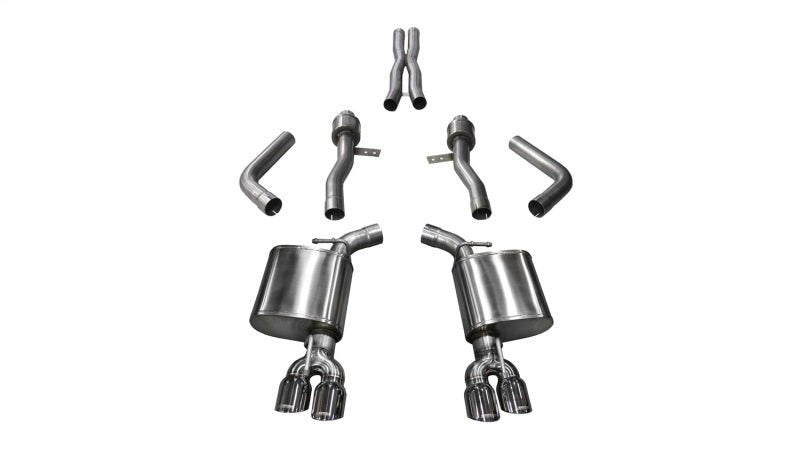 CORSA Performance - Corsa 17-18 Dodge Challenger 5.7L V8 Sport Cat-Back Dual Rear Exit w/3.5in Polished Tips - Demon Performance