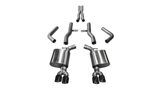 CORSA Performance - Corsa 17-18 Dodge Challenger 5.7L V8 Xtreme Cat-Back Dual Rear Exit w/3.5in Black Tips - Demon Performance