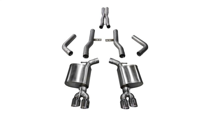 CORSA Performance - Corsa 17-18 Dodge Challenger 5.7L V8 Xtreme Cat-Back Dual Rear Exit w/3.5in Polished Tips - Demon Performance
