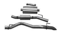 CORSA Performance - Corsa 2020 Jeep Gladiator JT 3.0in Cat-Back Touring Single Side Exit w/ Turn Down Tip - Demon Performance