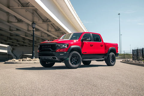 CORSA Performance - Corsa 21-22 Dodge Ram TRX Crew Cab Baja Catback Exhaust Dual Rear Gunmetal Tip - Demon Performance