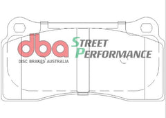 DBA - DBA 09-11 Nissan GT-R SP500 Rear Brake Pads - Demon Performance