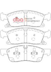 DBA - DBA 11-12 Dodge Durango / 11-12 Jeep Grand Cherokee XP650 Front Brake Pads - Demon Performance