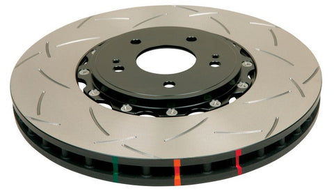 DBA - DBA 11-15 Jeep Grand Cherokee Exc. SRT8 Front T3 5000 Series Slotted Rotor w/ Black Hat 350mm - Demon Performance