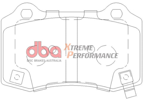 DBA - DBA 2010 Camaro SS XP650 Rear Brake Pads - Demon Performance