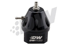 DeatschWerks - DeatschWerks DWR1000 Adjustable Fuel Pressure Regulator - Black - Demon Performance